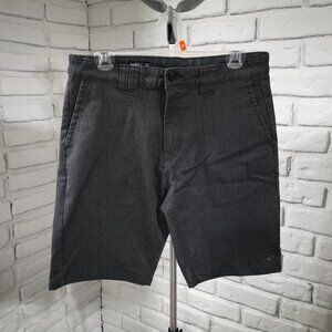 O'Neill Men's Size 30 Standard Fit Zipper & Button Closure Dark Grey Shorts
